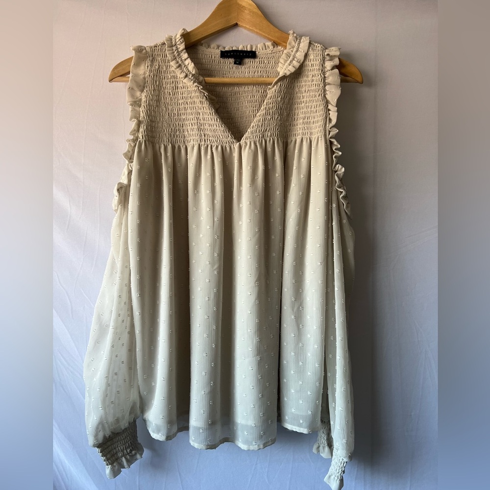 Sanctuary Cold Shoulder Blouse